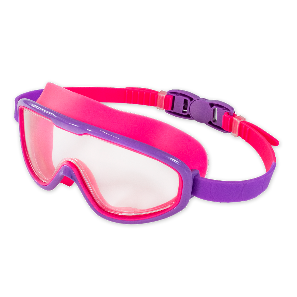 Junior Goggles Snapper Mask Pink/Purple 6-14 Years