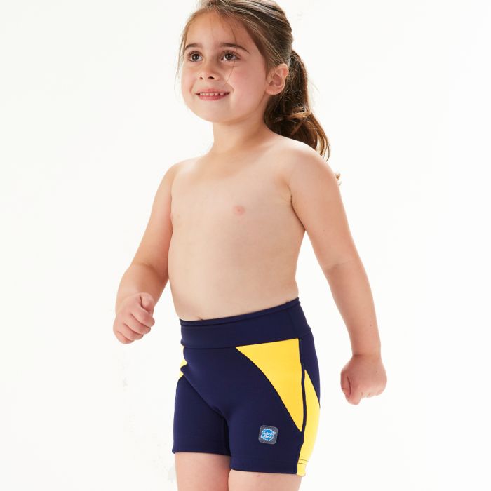 Toddler Splash Jammers Navy Yellow