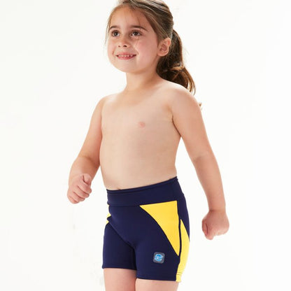 Toddler Splash Jammers Navy Yellow
